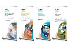 X Banner, Brosur, dan Spanduk Produk